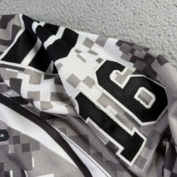 San Antonio Rampage AHL Defunct Military Night Fight Strap Camo Hockey Jersey XL